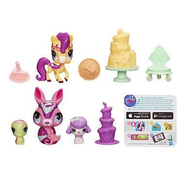 Littlest pet shop, Sweet Delights Playset with Pets #3027, 3028, 3029 & 3030