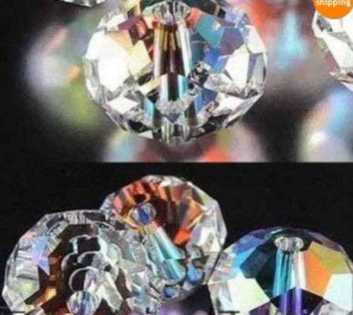 Lovely Crystal Beads, Faceted. Swarovski Style White approx. 4 mm