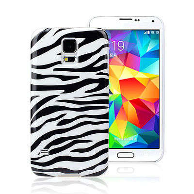 Zebra Ultra Fitted Hard Back Case Cover for Samsung Galaxy S5