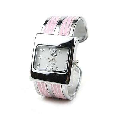 Last One - Bracelet Watch funky bracelet watch Pink stripes