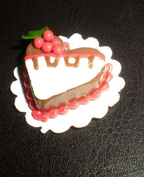 Miniature Food, Re-ment, Collectable Handmade Dollhouse Miniature festive cake