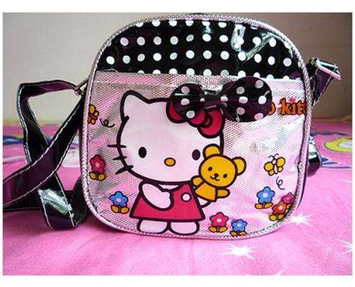 Hello Kitty Little Handbag / Messenger Bag Black