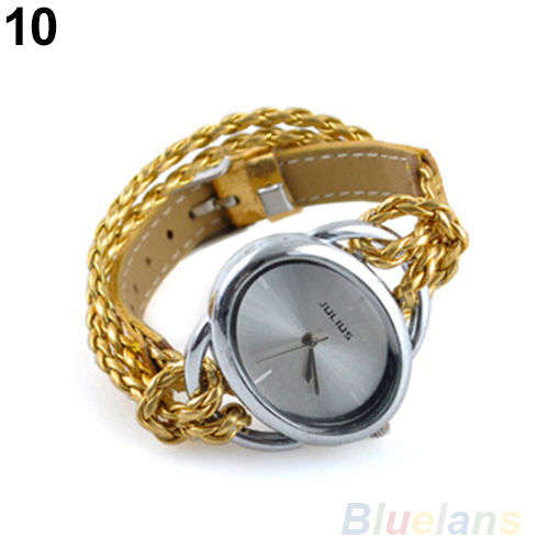 NEW - Woven Bracelet Watch / Charm Watch - Julius Gold
