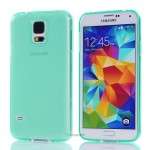 Silicone Gel TPU Case Cover and Screen Protector for Samsung Galaxy S5 Mini