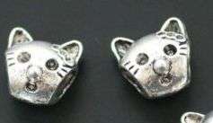 Hello Kitty Tibetan Silver bead fits most European Charm Bracelets