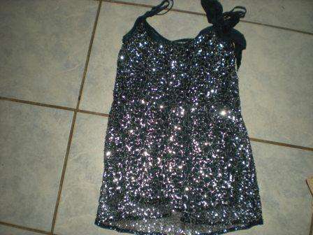 Cherokee Hand beaded Spaghetti Top Size XS