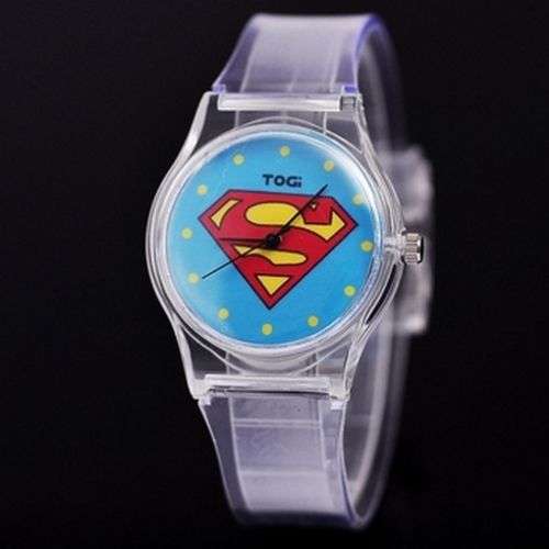 Montre Superman Marvel Comics DC Universe Logo JLA Smallville Destockage Watch