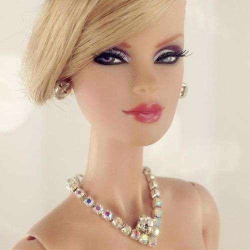 Barbie Fashion House -  Barbie Jewellery Set - Crystal Necklace with Matching Earrings