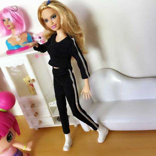 Barbie Fashion House -  Clothes, Handmade, Pants Set, Gym Set