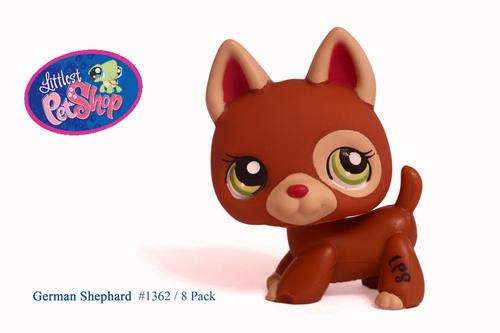 Last one - Littlest Pet Shop, Dog - German Shepherd 1362