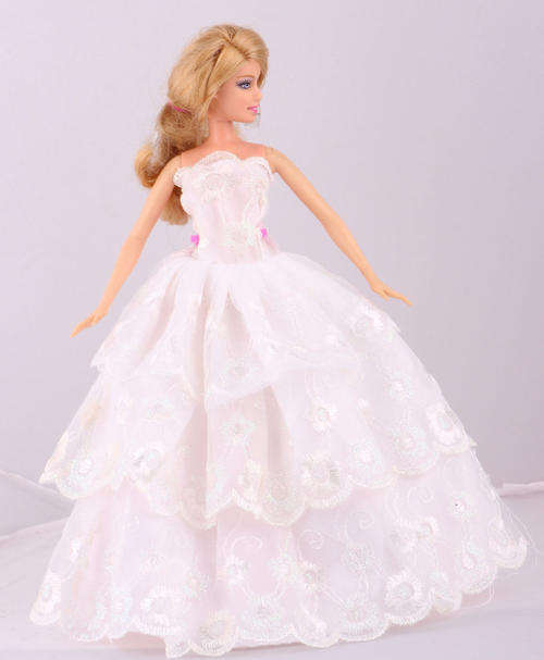 Barbie Fashion House -  Clothes, Handmade, Clothing - Evening Dress Gown