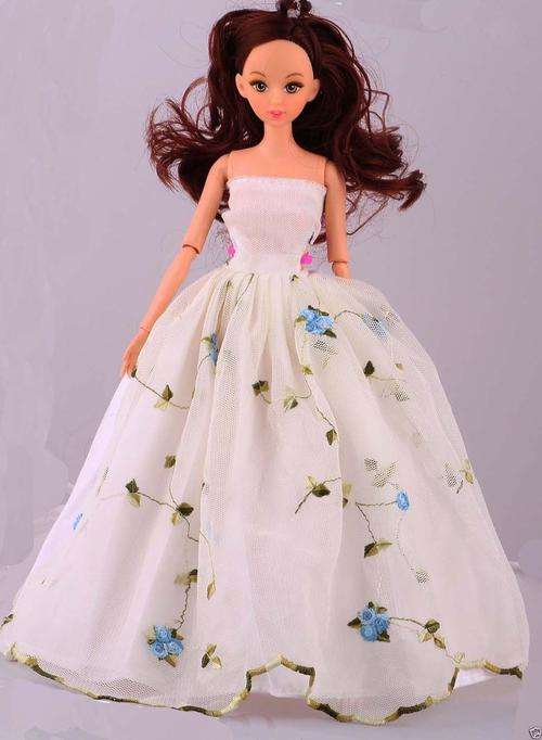 Barbie Fashion House -  Clothes, Handmade, Clothing - Evening Dress Gown