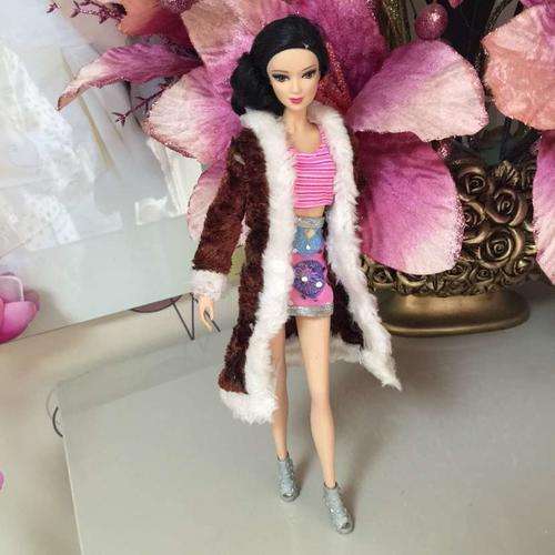 Barbie Fashion House -  Clothes, Handmade, Clothing - Skirt Set with Coat