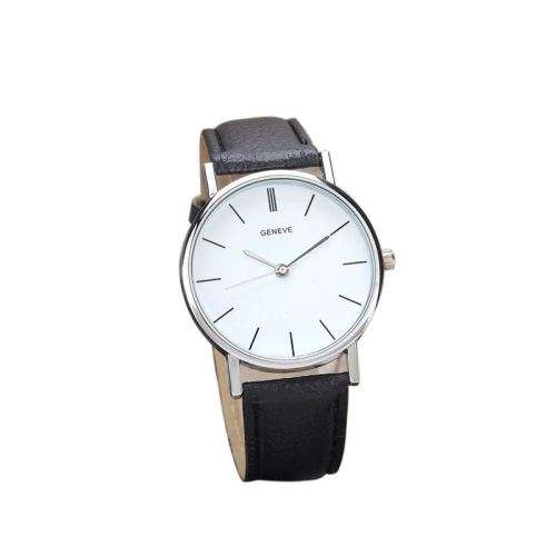 Geneve - 2015 New Unisex  Retro Watch Leather Band Analog Watch Alloy Quartz Wrist Watch
