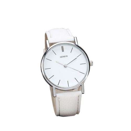Geneve - 2015 New Unisex  Retro Watch Leather Band Analog Watch Alloy Quartz Wrist Watch