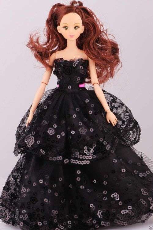 Barbie Fashion House -  Clothes, Handmade, Clothing - Evening Dress Gown