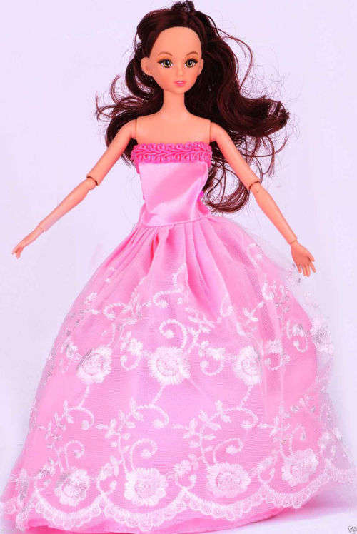 Barbie Fashion House -  Clothes, Handmade, Clothing - Evening Dress Gown