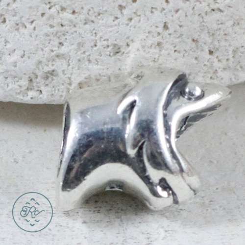 Sterling Silver - CARLO BIAGI Zodiac Leo Lion Bead 2g - Charm Pendant