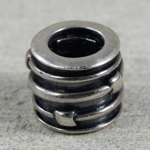 Sterling Silver - PERSONA Channeled Bead 2g - Charm Pendant