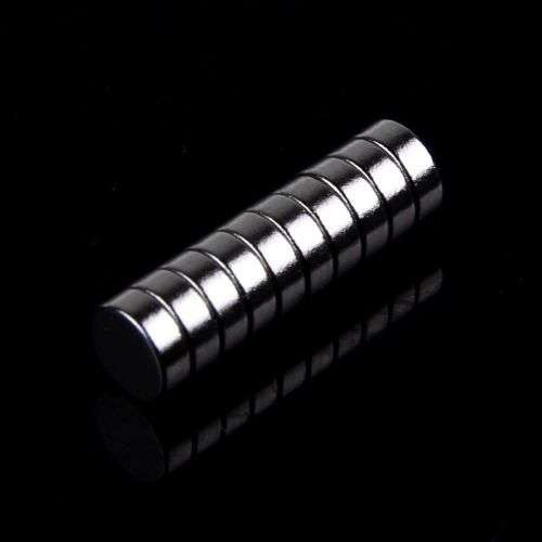 Make and Play Range, Neodymium Magnets -  5mm by 2mm - 10pcs Super Strong Small Disc Mag