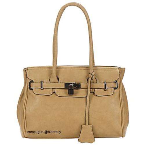 Stunning Davind Jones - PU Leather - Light Brown / Beige - Brand New