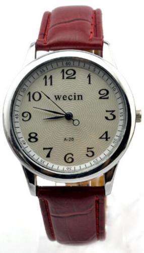 Fashion simple silicone adhesive tape digital Rome watch, Red man - Unisex