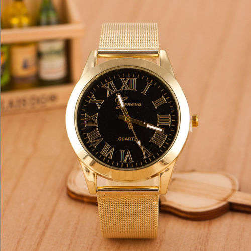 Last one -  Geneva Gold Colour Watch for Men
