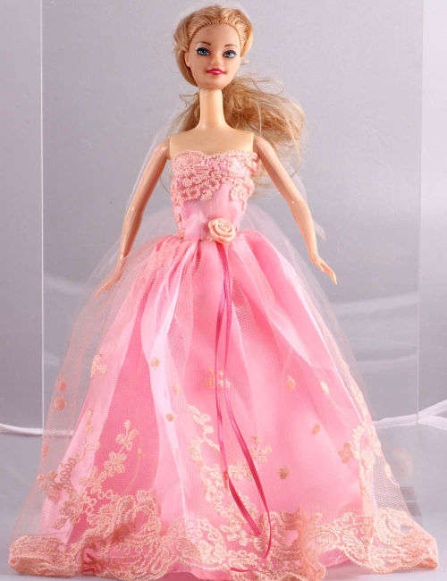 Barbie Fashion House -  Clothes, Handmade, Clothing - Evening Dress Gown