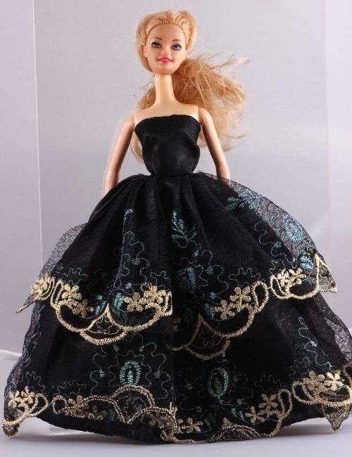 Barbie Fashion House -  Clothes, Handmade, Clothing - Evening Dress Gown