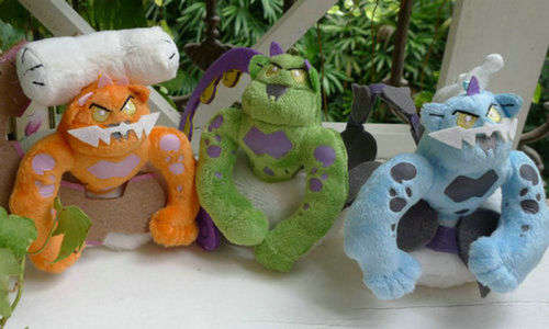 3 pcs Pokemon Landorus Thundurus Tornadus Plush Doll Toy collection
