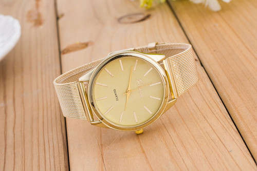 Last one -  Geneva Gold Colour Watch Unisex