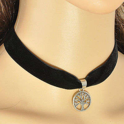 Velvet Choker Tree of Life
