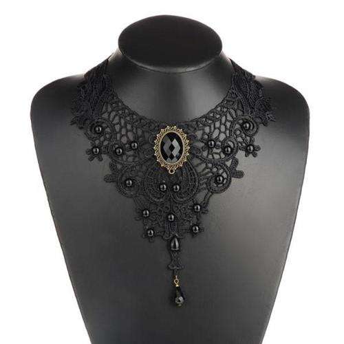 Lace Choker - Gothic Black
