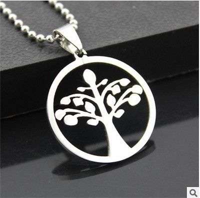 Fashion Necklace - Tree of Life - Silver Pendant & Chain
