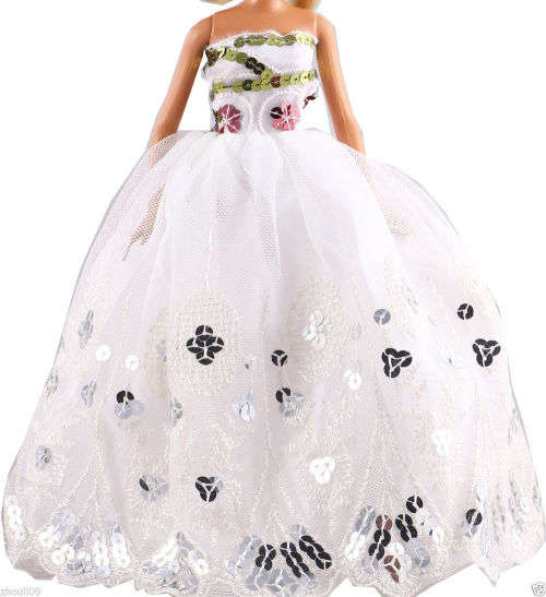 Barbie Fashion House -  Clothes, Handmade, Clothing - Evening Dress Gown