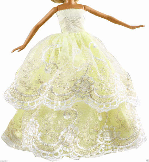 Barbie Fashion House -  Clothes, Handmade, Clothing - Evening Dress Gown