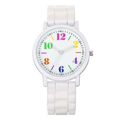 Fashion Unisex Jelly Quartz Silicon Wrist Watch Bracelet
