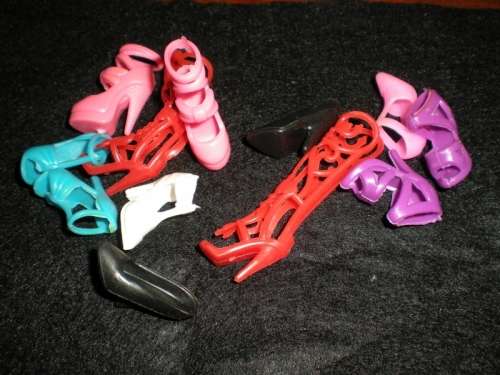 Barbie Fashion House, Barbie Shoes, 6 pairs