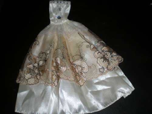 Barbie Fashion House -  Clothes, Handmade, Evening Dress Gown