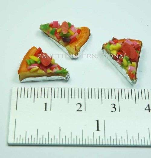 Miniature Food, Re-ment, Collectable Handmade Dollhouse Miniature Pizza in Bottle