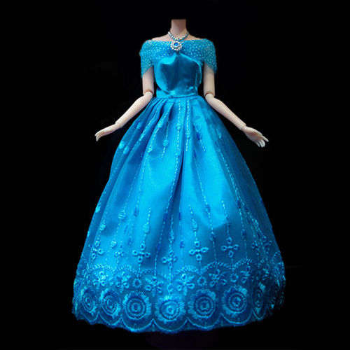 Barbie Fashion House -  Clothes, Handmade, Clothing - Evening Dress Gown Princess Dress