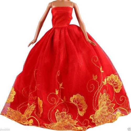 Barbie Fashion House -  Clothes, Handmade, Clothing - Evening Dress Gown