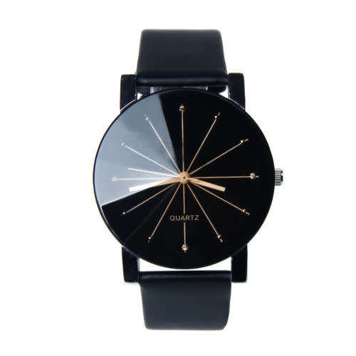 Men's Classic Watch with Black Watch Strap