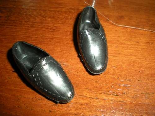 Barbie Fashion House, Barbie Boyfriend Ken Shoes, Black Dress Shoes