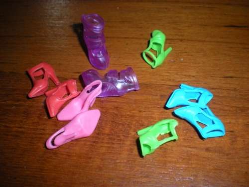 Barbie Fashion House, Barbie Shoes  5 pairs