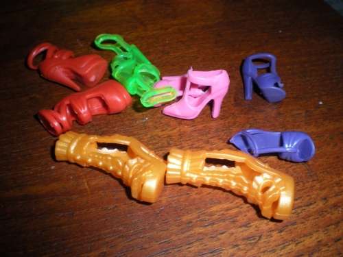 Barbie Fashion House, Barbie Shoes  6 pairs