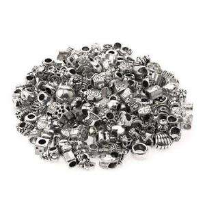 BEADS  20 pcs Mix Silver Beads plus 5 Glass Beads sent randomly