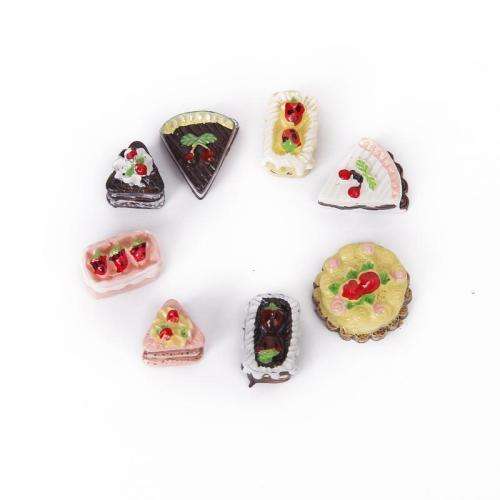 1 piece sent randomly! Miniature Food, Re-ment, Collectable Dollhouse Miniature 1x Cake on Plate