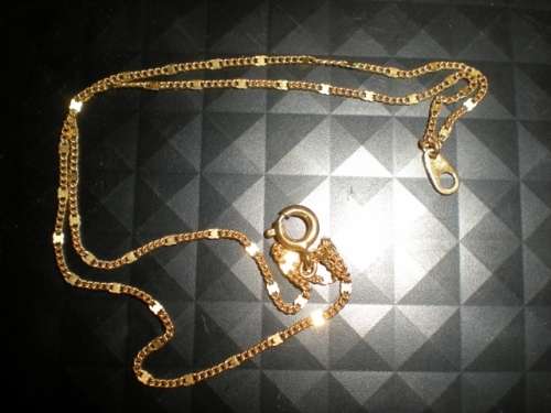 9CT SOLID YELLOW GOLD BRACELET - 2 STRANDS