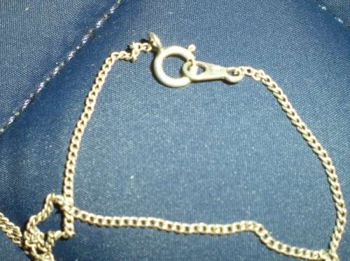 Sterling Silver Necklace 46 cm